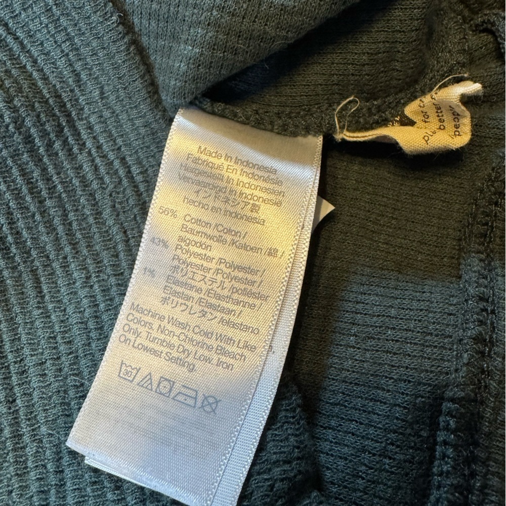 Madewell Teal Button-Up Women's Sweater - Picture 8 of 9